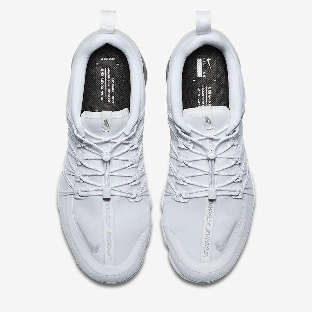 Nike Air VaporMax Run Utility “White” Sneakers - Picture 3 of 5